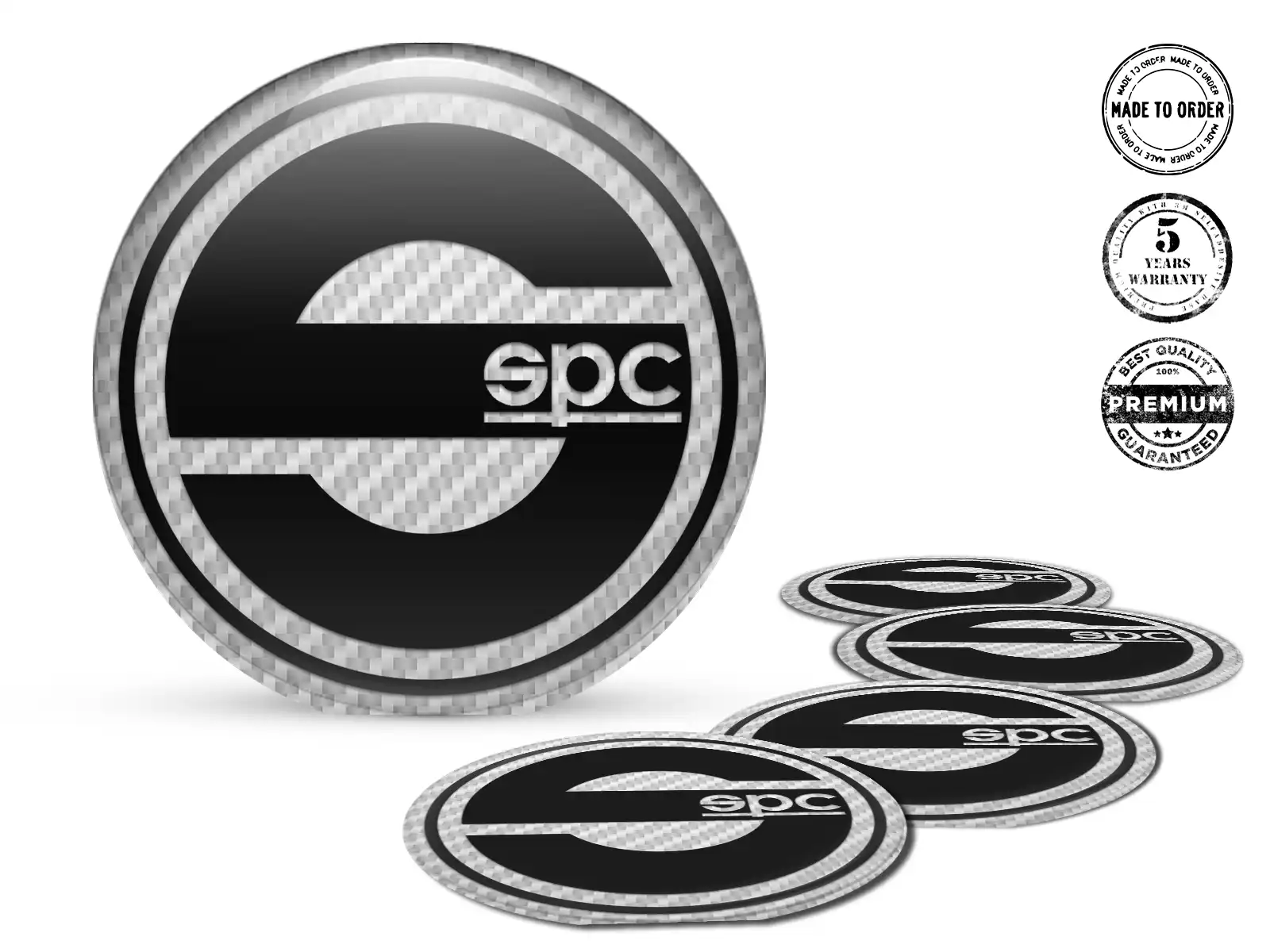 Sparco Felgenaufkleber Version Stilvolles gewölbtes Design